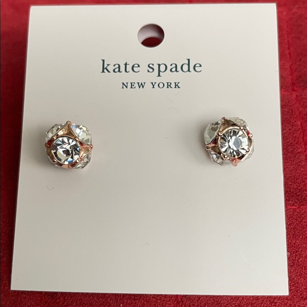Kate Spade Silver Earrings NWT
